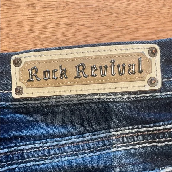 Rock Revival Dark Blue Boot Cut Jeans - Picture 6 of 6